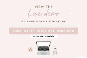 Shopify Theme Rose Gold Pink