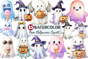 Cute Boo Halloween Sublimation, an Illustration by Rose Art