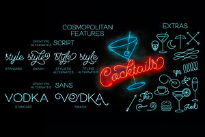 Cosmopolitan Script & Sans Extras