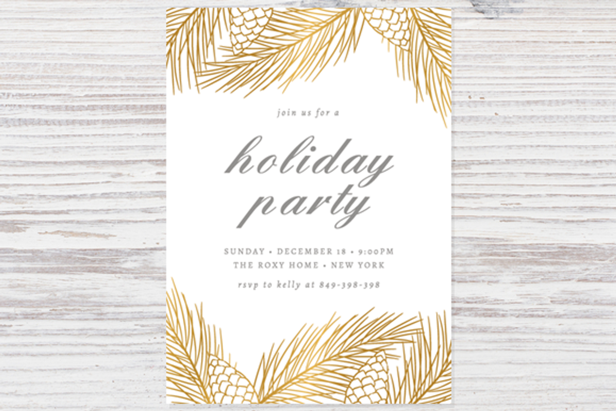 Holiday Party Invitation Template, an Invitation Template by Pixejoo (Photo 2 of 2)