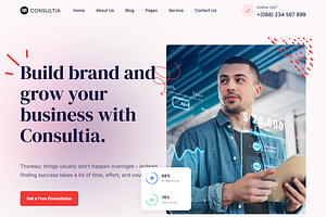 Konsultio Consulting Wordpress Theme, a WordPress Template by UInstrument