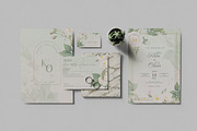 Wedding Invitation Stationery Mockup, a Print Template by bimockup (Thumbnail 3 of 9)