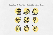 Jewelry & Fashion Details Line Icon, an Outline Icon by Lyolya Profitrolya (Thumbnail 1 of 2)