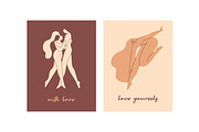 Abstract Matisse people set, cards, a Person Illustration by PaperTrident (Thumbnail 6 of 9)