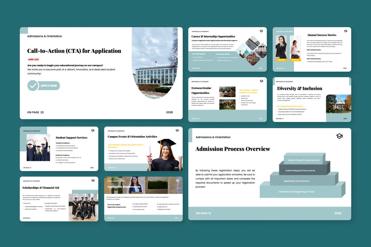 Fresh Keynote Design for College, a Presentation Template by twinstd (Photo 3 of 5)