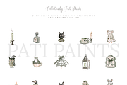 Watercolor Halloween Clipart Set, a Seasonal Illustration by Pati Paints (Thumbnail 10 of 10)