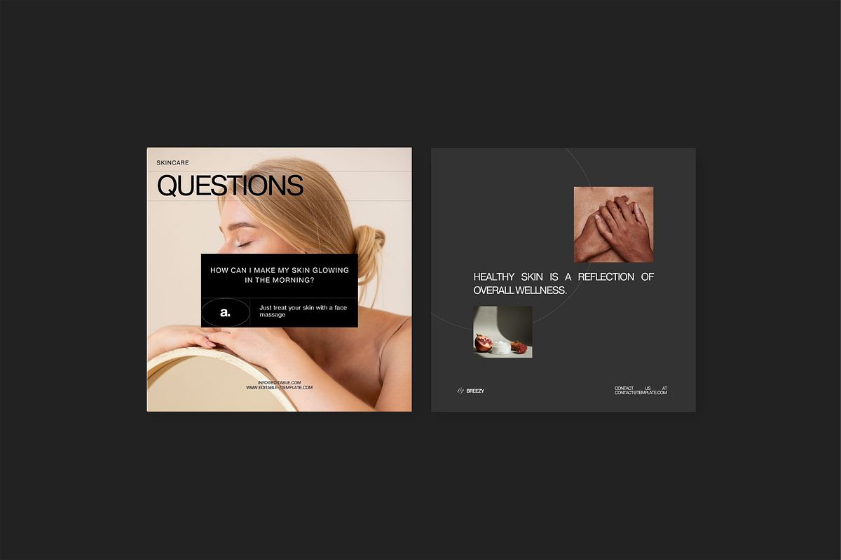Instagram Beauty Template, a Social Media Template by Prapti Design (Photo 8 of 12)