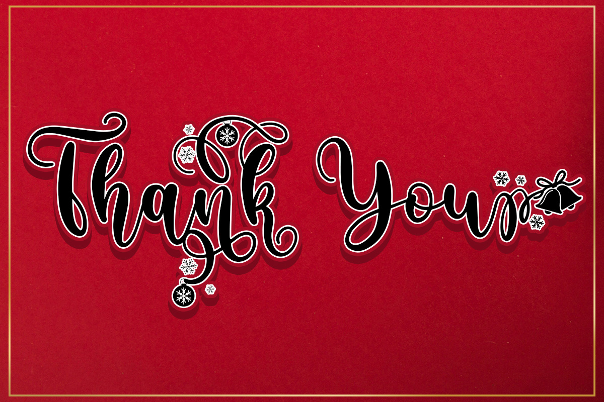 Ho ho ho December, a Script Font by Barra & Beryl Co. (Photo 7 of 8)