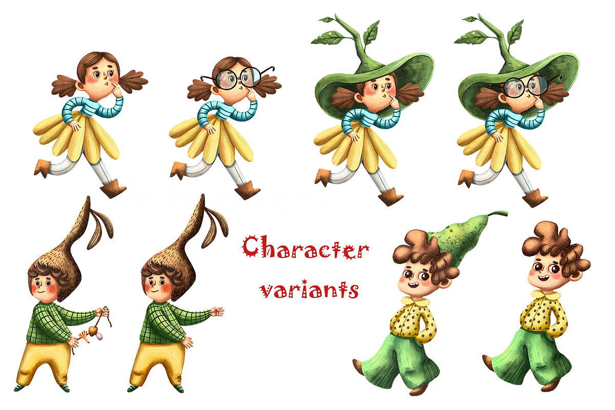 Forest Fairy Tale - Clip Art Set, an Animal Illustration by Mashamashastu (Photo 7 of 12)