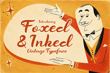 Foxed & Inked - 1950's Script Type