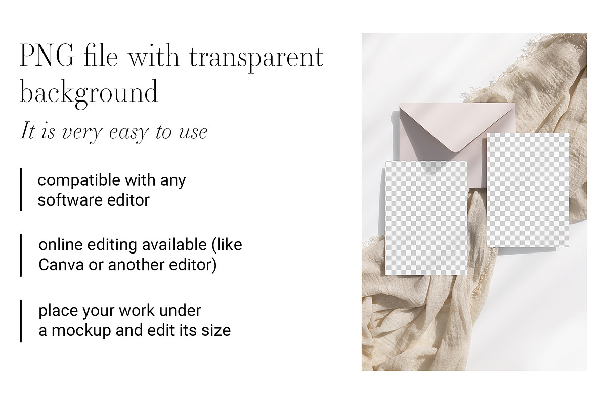 5x7 Card EnvelopeMockupCanva8e2c5b32, an Advertising Mockup by PawMockups (Photo 8 of 12)
