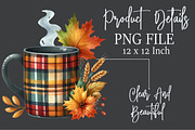 Watercolor Plaid Autumn Clipart, an Illustration by Rose Art (Thumbnail 7 of 7)