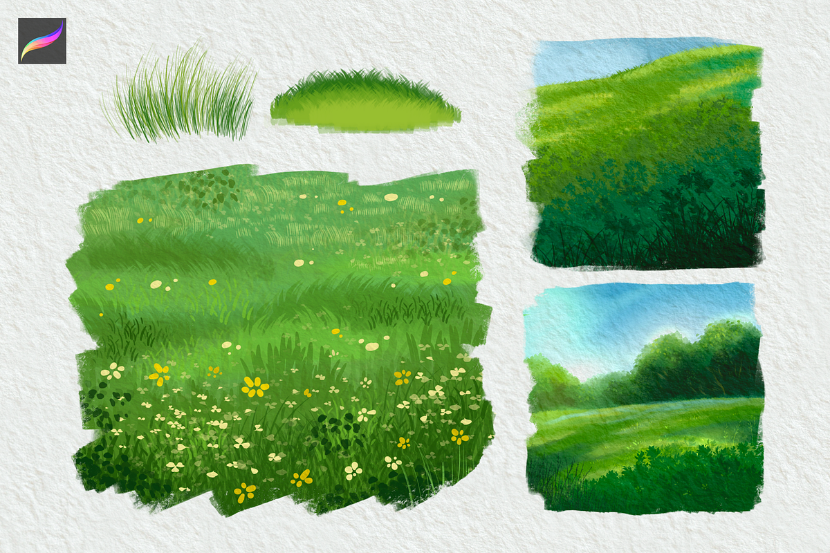 Big Procreate Brushes Bundle, a Brush Add-On by Moon House Shop (Photo 30 of 60)