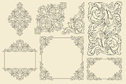 Decorative frames and borders svg, a Decorative Illustration by Samira (Thumbnail 6 of 7)