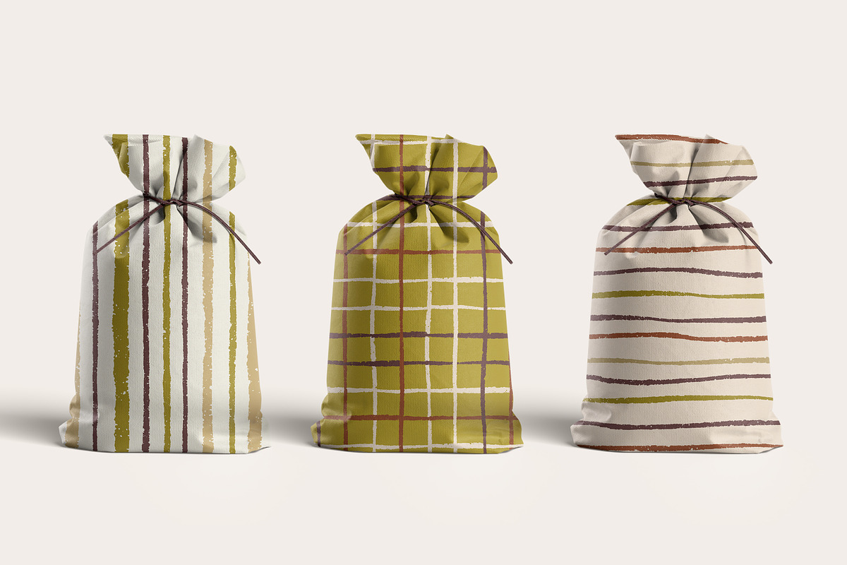 Checkered, striped seamless patterns, a Pattern Graphic by Good Studio (Photo 5 of 8)