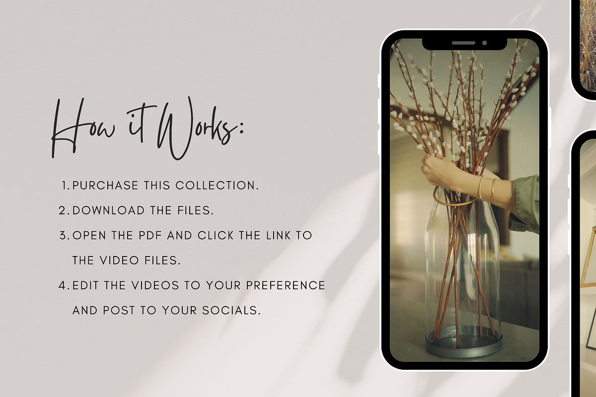 Aesthetic Life: 10 Video Clips, a Social Media Template by sociallyswanky (Photo 3 of 5)