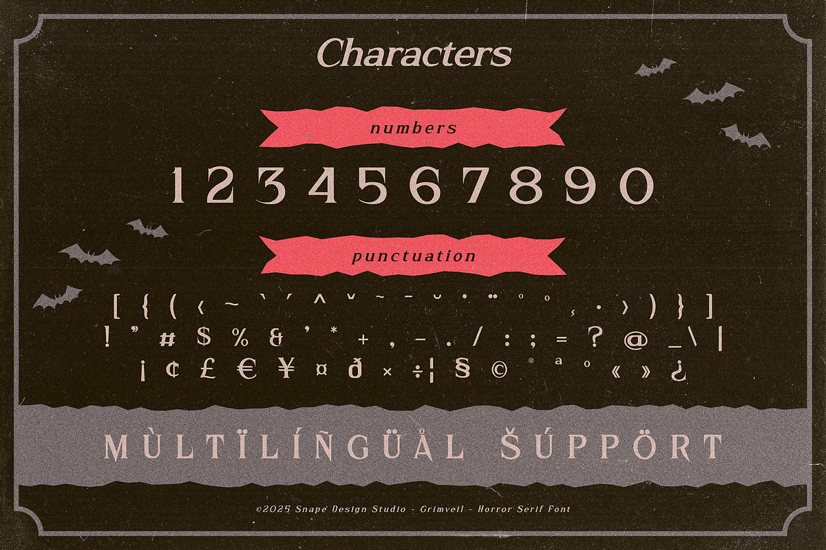 Grimveil - Horror Serif Font, a Serif Font by Snape Design Studio (Photo 4 of 12)