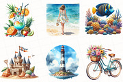 Summer Sublimation Clipart, an Illustration by OK Design (Thumbnail 5 of 5)