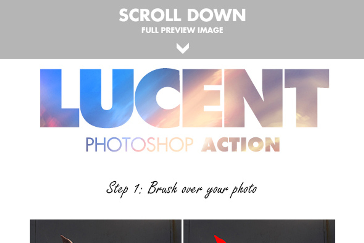 Lucent Photoshop Action preview 4