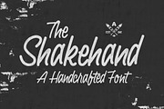 Shakehand typeface, a Script Font by Alterzone