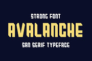 Avalanche | Strong Bold Typeface, a Sans Serif Font by Artiveko (Thumbnail 3 of 5)