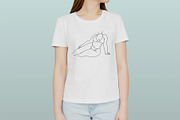 Curvy models minimal line art set., a Background Graphic by ElenKoss (Thumbnail 5 of 11)