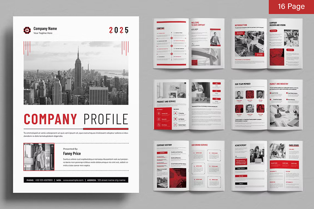 Company Profile Bundle, a Brochure Template by ContestDesign (Photo 3 of 24)