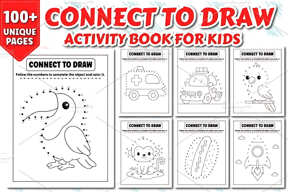 100 Dot-to-Dot Activity Book for Kid, a Decorative Illustration by Ink Gallery (Photo 1 of 4)