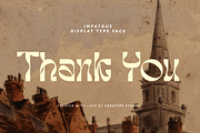Impetous Display Typeface, a Font by Creatype Studio (Thumbnail 10 of 10)