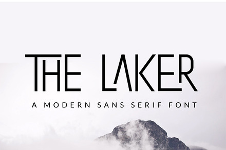 The Laker - Ligature Sans Serif Font