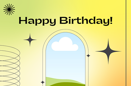 CANVA Birthday Poster Template, a Poster Template by Designs By Zyrene