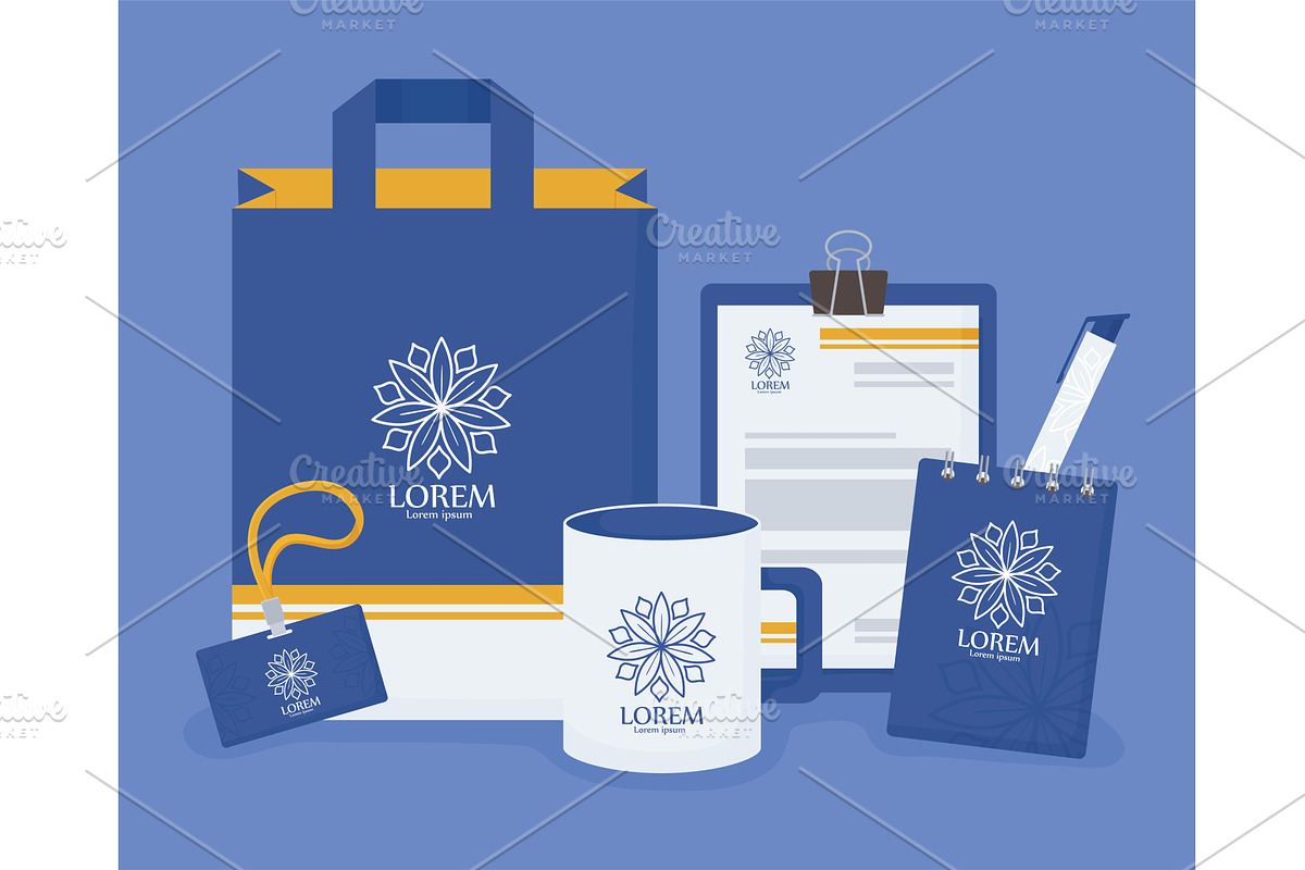 corporate identity brand, an Object Illustration by studiogstock