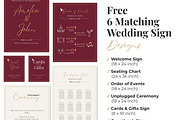 Burgundy Old Money Wedding Website, a Landing Page Template by Everyday Perfection (Thumbnail 7 of 10)