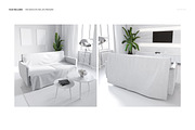 Couch Coverlet Mockup Set, an Apparel Mockup by creatsy2 (Thumbnail 2 of 7)