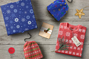 Let It Snow. 16 Seamless Patterns, a Pattern Graphic by HmarkaShop (Thumbnail 3 of 3)
