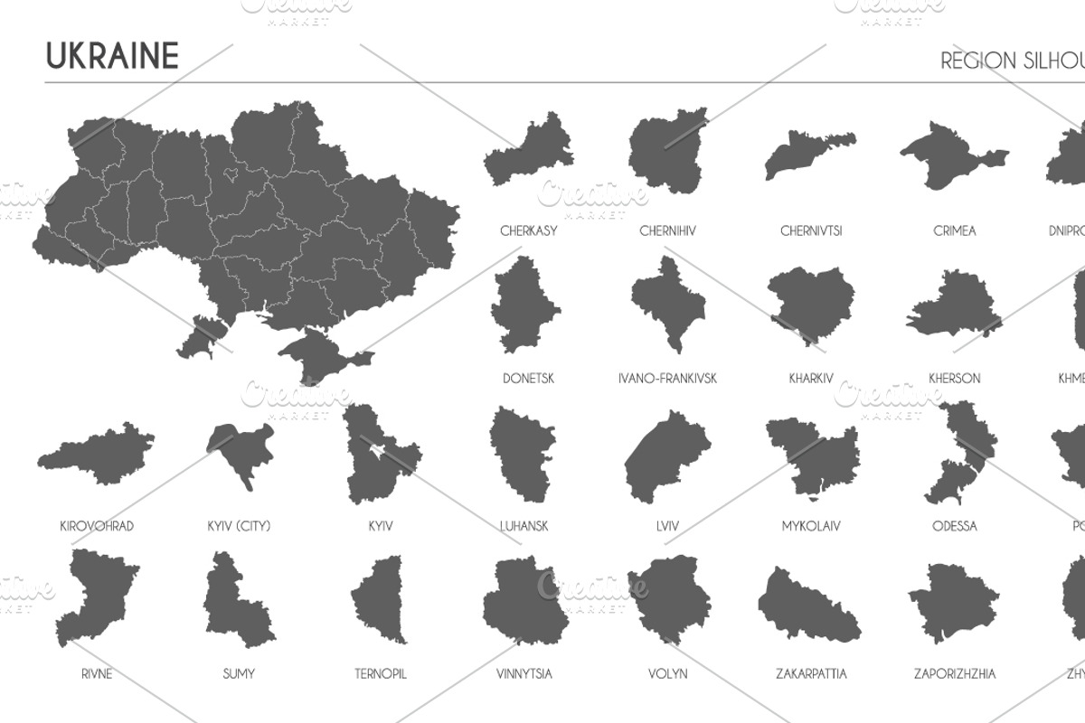 Region Silhouettes of 88 countries, an Education Illustration by asantosg (Photo 10 of 19)