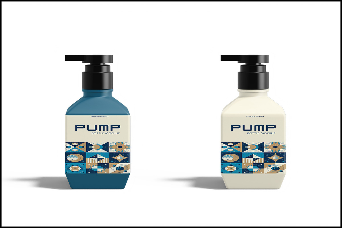 Pump Bottle Mockup, a Packaging Mockup by mockupbuys (Photo 1 of 4)
