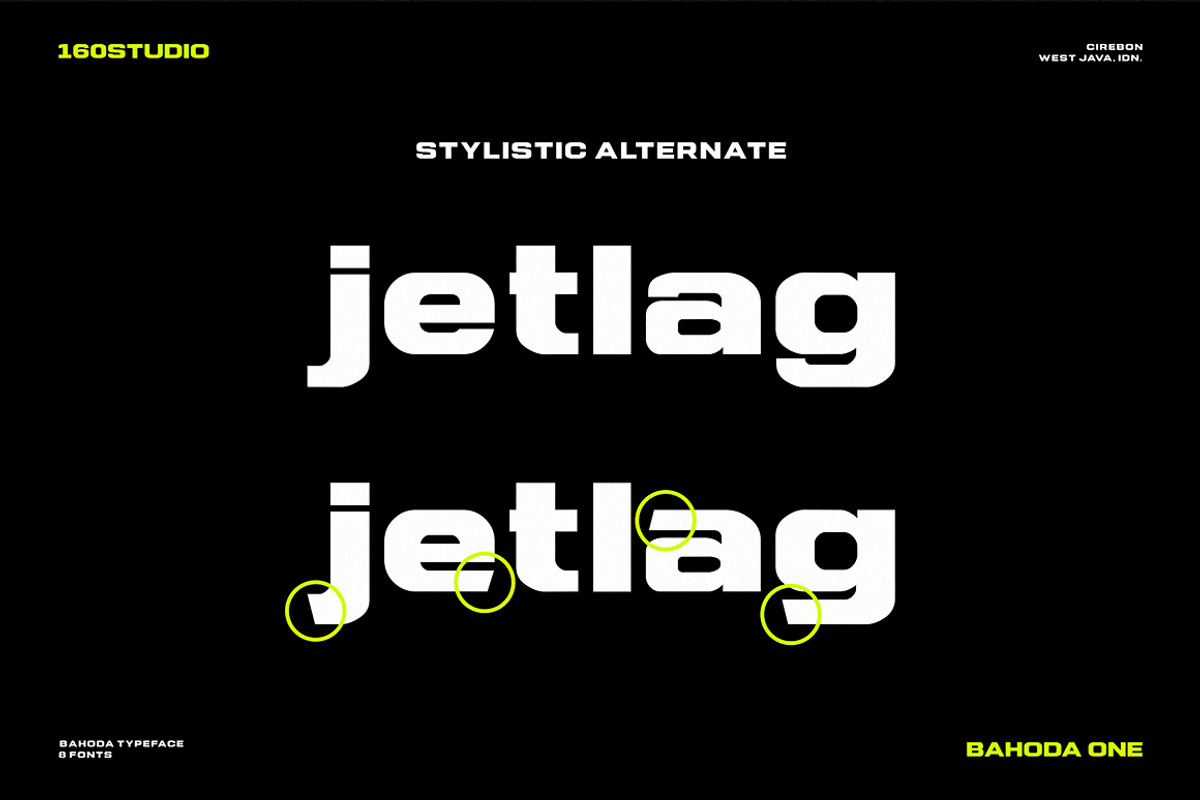Bahoda Modern Logo Font Collection, a Sans Serif Font by 160 Studio (Photo 15 of 16)