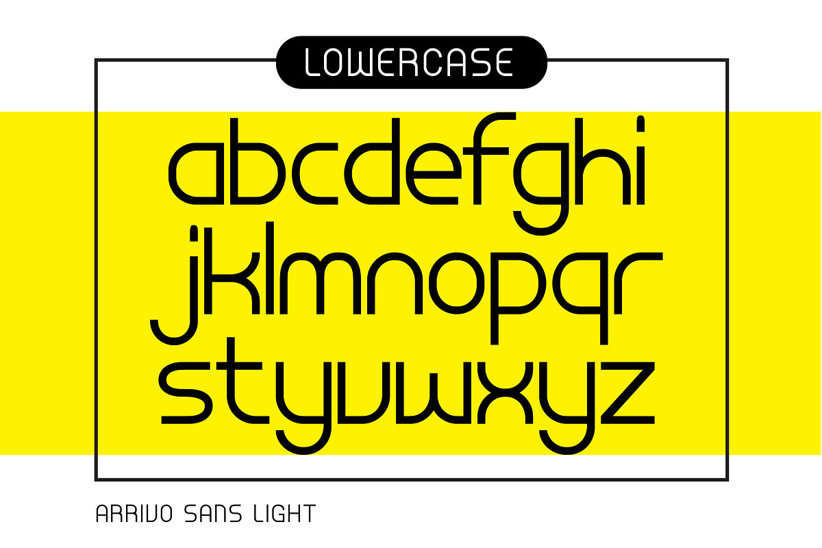 Arrivo Sans Light - Modern Sans Font, a Sans Serif Font by CuratedType Studio (Photo 2 of 9)