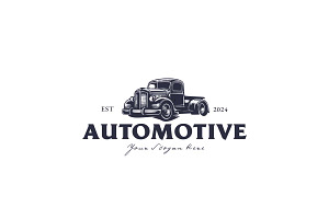 Vintage Truck, Car Logo Design, a Branding & Logo Template by Glowin_studio