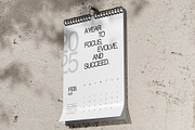 Calendar Mockup, a Merchandise Mockup by SLAB! Design (Thumbnail 5 of 8)