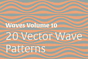 Waves Vol. 10 | 20 Vector Patterns, a Pattern Graphic by invisiblelayer (Thumbnail 1 of 6)