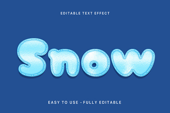 Glow Frosted Puffy Text Effect preview 3