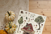 MUSHROOMCORE watercolor forest, a Seasonal Illustration by LiChu Art (Thumbnail 14 of 17)