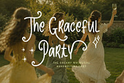 The Graceful Party Handwriting, a Handwritten Font by Sloulyfe (Thumbnail 1 of 11)