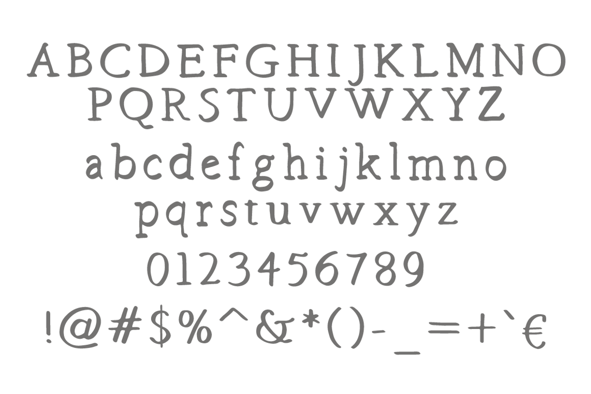 Hand Brush Serif, a Font by Rachel Ortiz (Photo 9 of 10)