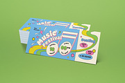 70's Retro Music Festival Ticket, a Card Template by graphicook (Thumbnail 3 of 3)