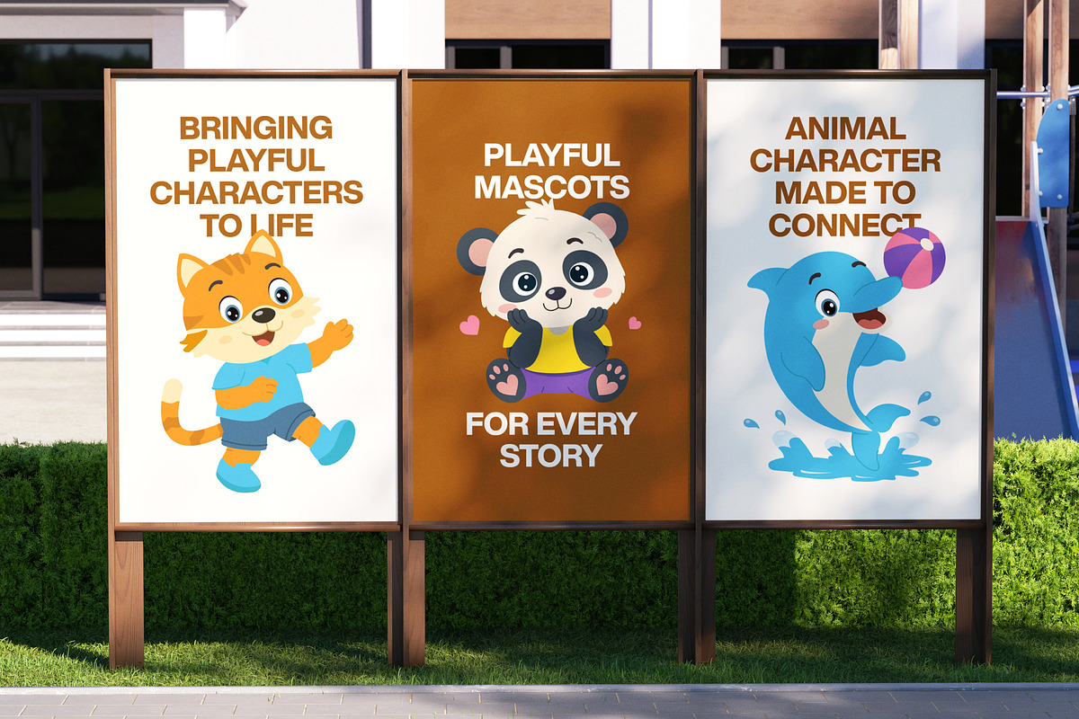 80 Animal Mascots Illustration, an Animal Illustration by Brickclay (Photo 3 of 11)