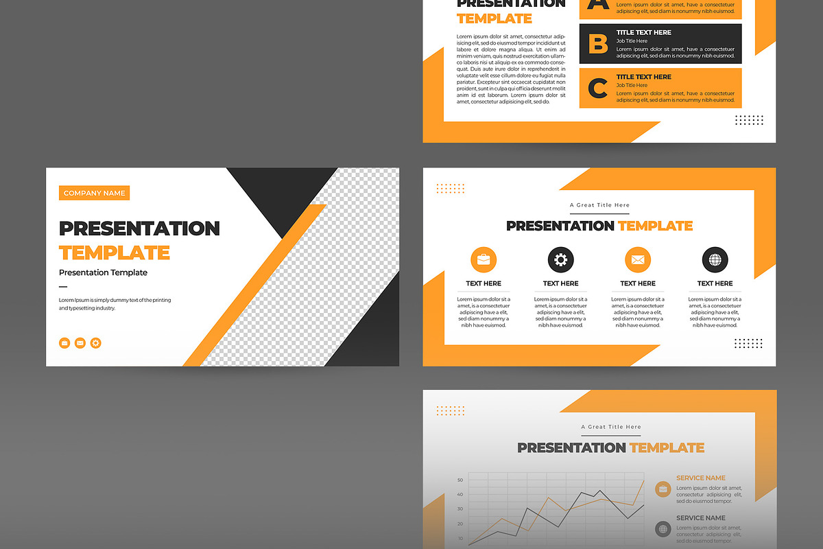 Sleek Marketing Pitch Deck, a Presentation Template by CreativeUP (Photo 3 of 6)