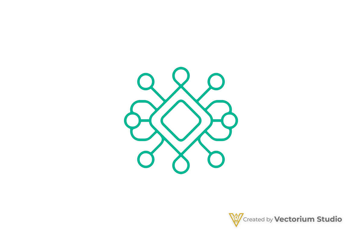 Diamond Network Abstract Logo, a Branding & Logo Template by Vectorium Studio (Photo 11 of 16)